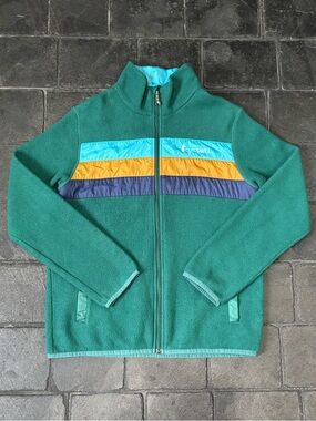 Cotopaxi Men’s Teca Fleece full zip jacket green size small